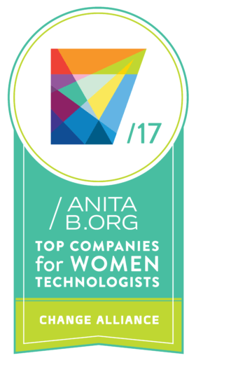 Badger for Top Companies for Women Technologists - Change Alliance